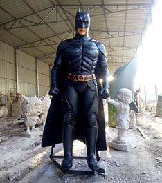Action hero fiberglass Batman figurines
